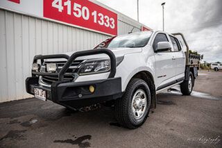 2018 Holden Colorado RG MY18 LS Crew Cab White 6 Speed Manual Cab Chassis.