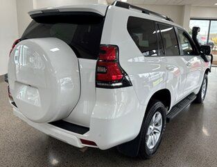 2022 Toyota Landcruiser Prado GDJ150R GXL White 6 Speed Sports Automatic Wagon.