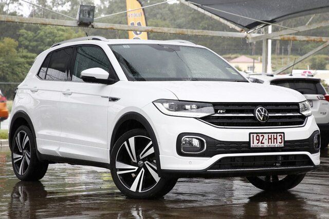Used Volkswagen T-Cross C11 MY23 85TSI DSG FWD Style Bundamba, 2022 Volkswagen T-Cross C11 MY23 85TSI DSG FWD Style Pure White 7 Speed Sports Automatic Dual Clutch
