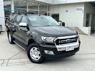 2018 Ford Ranger PX MkII 2018.00MY XLT Double Cab Black 6 Speed Sports Automatic Utility.