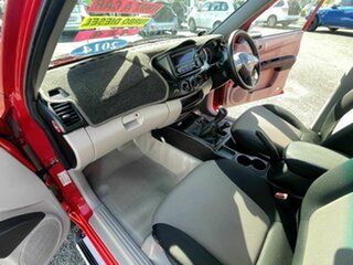 2014 Mitsubishi Triton Red 5 Speed Manual Dual Cab