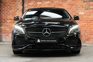 2018 Mercedes-Benz CLA-Class C117 809MY CLA180 DCT Cosmos Black 7 Speed Sports Automatic Dual Clutch