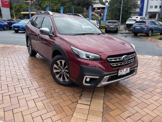 New Subaru Outback B7A MY24 AWD Touring CVT Newstead, 2024 Subaru Outback B7A MY24 AWD Touring CVT Crimson Red- Black Trim 8 Speed Constant Variable Wagon