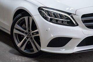 2020 Mercedes-Benz C-Class W205 800+050MY C300 9G-Tronic White 9 Speed Sports Automatic Sedan.