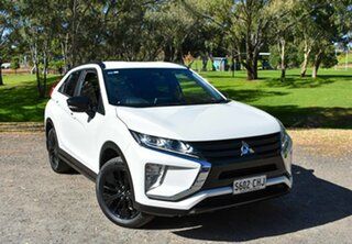 2020 Mitsubishi Eclipse Cross YA MY20 Black Edition 2WD White 8 Speed Constant Variable Wagon.