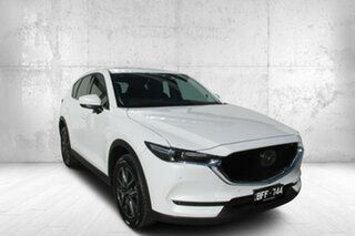 2019 Mazda CX-5 KF4WLA GT SKYACTIV-Drive i-ACTIV AWD White 6 Speed Sports Automatic Wagon.