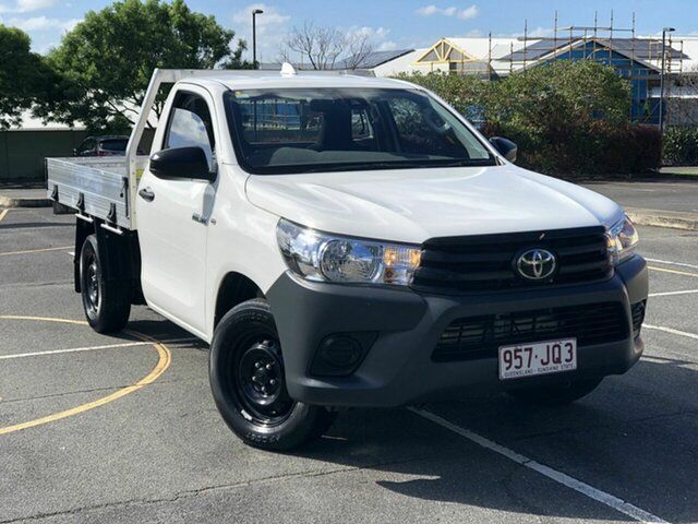 Used Toyota Hilux TGN121R Workmate 4x2 Chermside, 2022 Toyota Hilux TGN121R Workmate 4x2 White 6 Speed Sports Automatic Cab Chassis