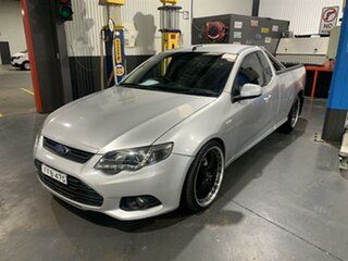 2010 Ford Falcon FG Upgrade XR6 Silver 6 Speed Sequential Auto Utility.