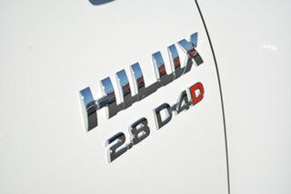 2023 Toyota Hilux GUN126R SR Double Cab Glacier White 6 Speed Sports Automatic Utility