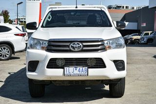 2017 Toyota Hilux GUN126R SR Double Cab Glacier White 6 Speed Sports Automatic Cab Chassis.