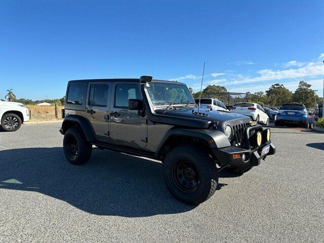 Used Jeep Wrangler Unlimited JK MY17 Sport (4x4) Wangara, 2017 Jeep Wrangler Unlimited JK MY17 Sport (4x4) Black 6 Speed Manual Softtop