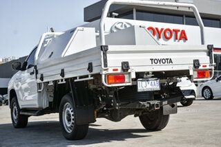 2017 Toyota Hilux GUN126R SR Double Cab Glacier White 6 Speed Sports Automatic Cab Chassis.