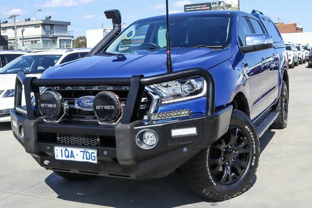 Used Ford Ranger PX MkIII 2019.75MY XLT Coburg North, 2019 Ford Ranger PX MkIII 2019.75MY XLT Blue 6 Speed Sports Automatic Double Cab Pick Up