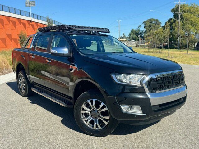 Used Ford Ranger PX MkII XLT Double Cab Dandenong, 2016 Ford Ranger PX MkII XLT Double Cab Black 6 Speed Sports Automatic Utility
