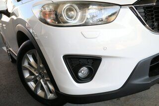 2013 Mazda CX-5 KE1031 MY13 Grand Touring SKYACTIV-Drive AWD White Pearl 6 Speed Sports Automatic.