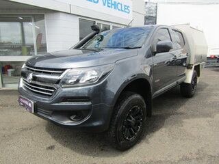 2018 Holden Colorado RG MY18 LS (4x4) Grey 6 Speed Automatic Crew Cab Chassis.