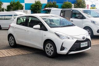 2019 Toyota Yaris NCP130R Ascent White 4 speed Automatic Hatchback.