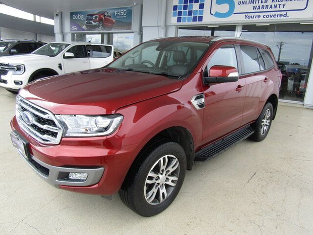Used Ford Everest UA II MY19.75 Trend (4WD 7 Seat) Bundaberg, 2019 Ford Everest UA II MY19.75 Trend (4WD 7 Seat) Red 6 Speed Automatic SUV