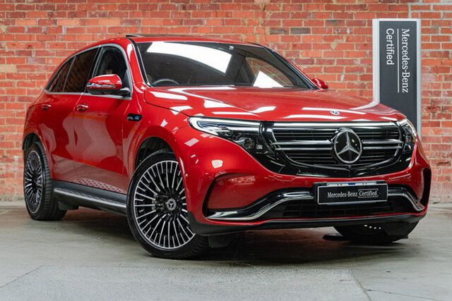 Certified Pre-Owned Mercedes-Benz EQC N293 EQC400 4MATIC Mulgrave, 2020 Mercedes-Benz EQC N293 EQC400 4MATIC Manufaktur Hyacinth Red Metall 1 Speed Reduction Gear