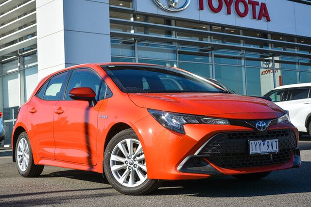 Pre-Owned Toyota Corolla ZWE219R Ascent Sport E-CVT Hybrid South Morang, 2023 Toyota Corolla ZWE219R Ascent Sport E-CVT Hybrid Sunstone 10 Speed Constant Variable Hatchback