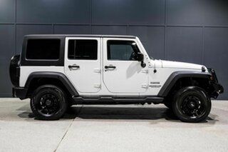 2014 Jeep Wrangler Unlimited JK MY13 Sport (4x4) White 5 Speed Automatic Softtop