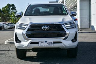 2023 Toyota Hilux GUN136R SR5 Double Cab 4x2 Hi-Rider Frosted White 6 Speed Sports Automatic Utility.