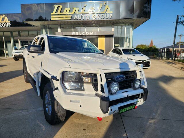 Used Ford Ranger XL Goulburn, 2023 Ford Ranger XL Arctic White Sports Automatic Double Cab Pick Up