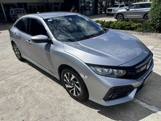 2018 Honda Civic 10th Gen MY18 VTi-S Silver 1 Speed Constant Variable Hatchback.