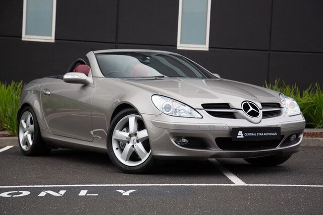 Used Mercedes-Benz SLK-Class R171 MY06 SLK350 Narre Warren, 2006 Mercedes-Benz SLK-Class R171 MY06 SLK350 Cubanite Silver 7 Speed Automatic Roadster