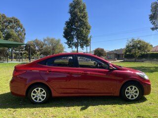 2014 Hyundai Accent RB2 Active Red 4 Speed Automatic Sedan.