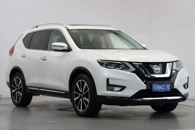 Used Nissan X-Trail T32 MY21 Ti X-tronic 4WD Victoria Park, 2020 Nissan X-Trail T32 MY21 Ti X-tronic 4WD White 7 Speed Constant Variable Wagon