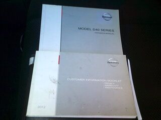 2012 Nissan Navara D40 S7 MY12 RX 4x2 Silver 6 Speed Manual Utility