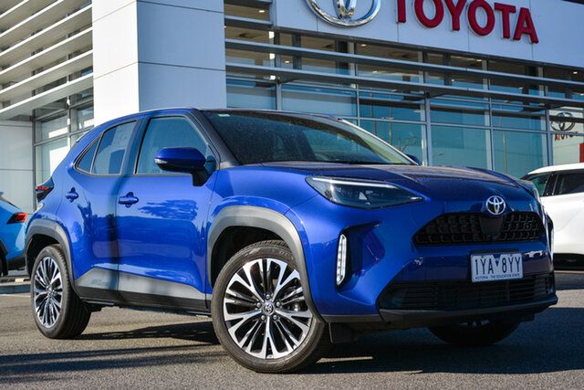 Pre-Owned Toyota Yaris Cross MXPB10R Urban 2WD South Morang, 2021 Toyota Yaris Cross MXPB10R Urban 2WD Lunar Blue 10 Speed Constant Variable Wagon