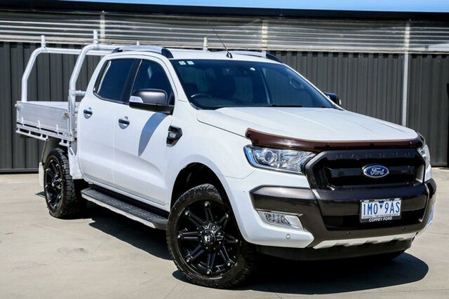 Used Ford Ranger PX MkII 2018.00MY Wildtrak Double Cab Pakenham, 2018 Ford Ranger PX MkII 2018.00MY Wildtrak Double Cab White 6 Speed Sports Automatic Utility