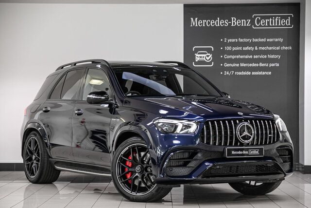 Certified Pre-Owned Mercedes-Benz GLE-Class V167 801+051MY GLE63 AMG SPEEDSHIFT TCT 4MATIC+ S Narre Warren, 2021 Mercedes-Benz GLE-Class V167 801+051MY GLE63 AMG SPEEDSHIFT TCT 4MATIC+ S Cavansite Blue