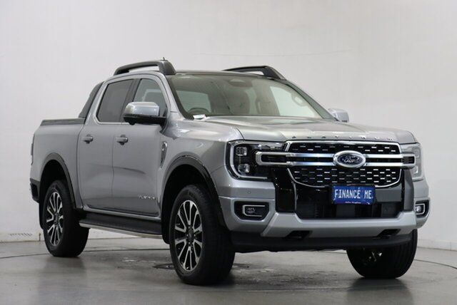 Used Ford Ranger PY 2024.00MY Platinum Pick-up Double Cab Victoria Park, 2023 Ford Ranger PY 2024.00MY Platinum Pick-up Double Cab Aluminium 10 Speed Sports Automatic