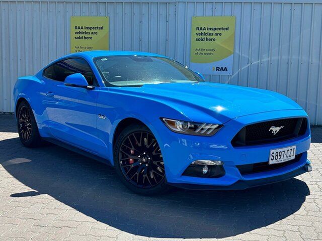 Used Ford Mustang FM 2017MY GT Fastback SelectShift Christies Beach, 2017 Ford Mustang FM 2017MY GT Fastback SelectShift Blue 6 Speed Sports Automatic FASTBACK - COUPE