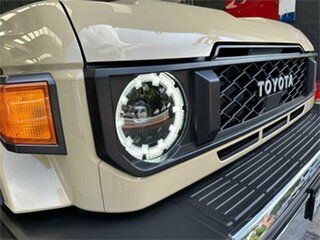 2024 Toyota Landcruiser Vdjl79R GXL Sandy Taupe Manual Cab Chassis