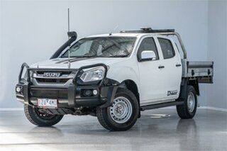 2018 Isuzu D-MAX SX White 6 Speed Sports Automatic Cab Chassis.