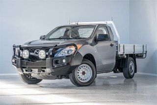 2012 Mazda BT-50 UP0YD1 XT Grey 6 Speed Manual Cab Chassis.