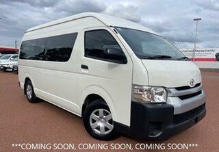 2017 Toyota HiAce TRH223R Commuter High Roof Super LWB French Vanilla 6 Speed Automatic Bus.