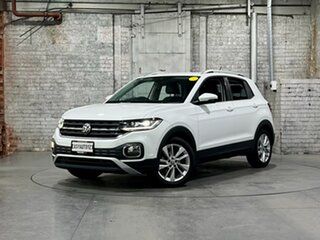 2021 Volkswagen T-Cross C11 MY22 85TSI DSG FWD Style White 7 Speed Sports Automatic Dual Clutch.