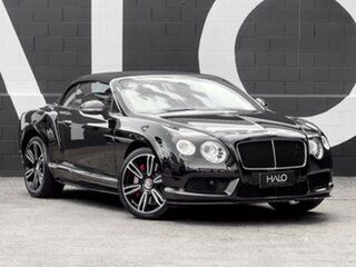 2013 Bentley Continental 3W MY13 GTC V8 Black 8 Speed Sports Automatic Convertible.