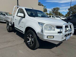 2013 Holden Colorado RG MY13 LX White 5 Speed Manual Cab Chassis