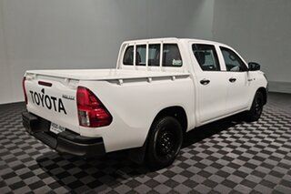 2019 Toyota Hilux GUN122R Workmate Double Cab 4x2 White 5 speed Manual Utility