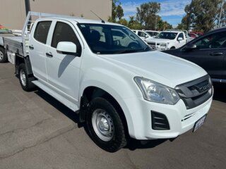 2019 Isuzu D-MAX MY19 SX Crew Cab 4x2 High Ride White 6 Speed Sports Automatic Cab Chassis