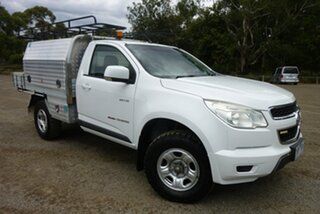 2012 Holden Colorado RG MY13 LX White 6 Speed Sports Automatic Cab Chassis.