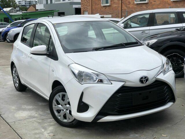 Used Toyota Yaris NCP130R Ascent Chermside, 2019 Toyota Yaris NCP130R Ascent White 4 Speed Automatic Hatchback