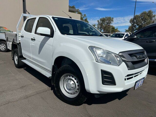 Used Isuzu D-MAX MY19 SX Crew Cab 4x2 High Ride East Bunbury, 2019 Isuzu D-MAX MY19 SX Crew Cab 4x2 High Ride White 6 Speed Sports Automatic Cab Chassis