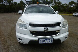 2012 Holden Colorado RG MY13 LX White 6 Speed Sports Automatic Cab Chassis.